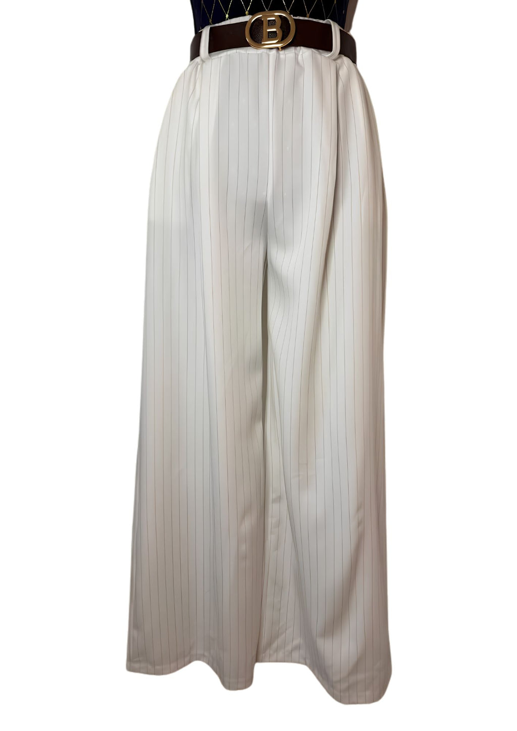 Calças Largas De Tecido